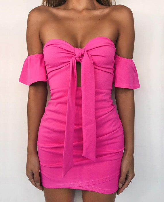Off the Shoulder Bodycon Dress