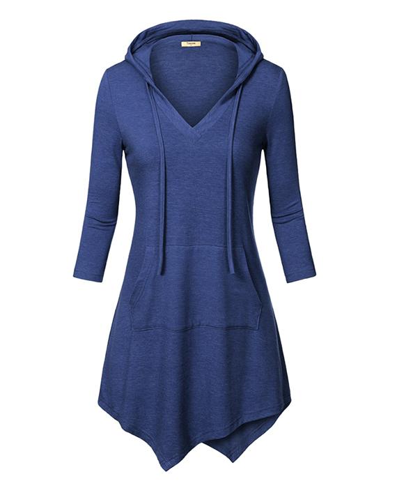 Long Hoodies Women Hooded Sweatshirts