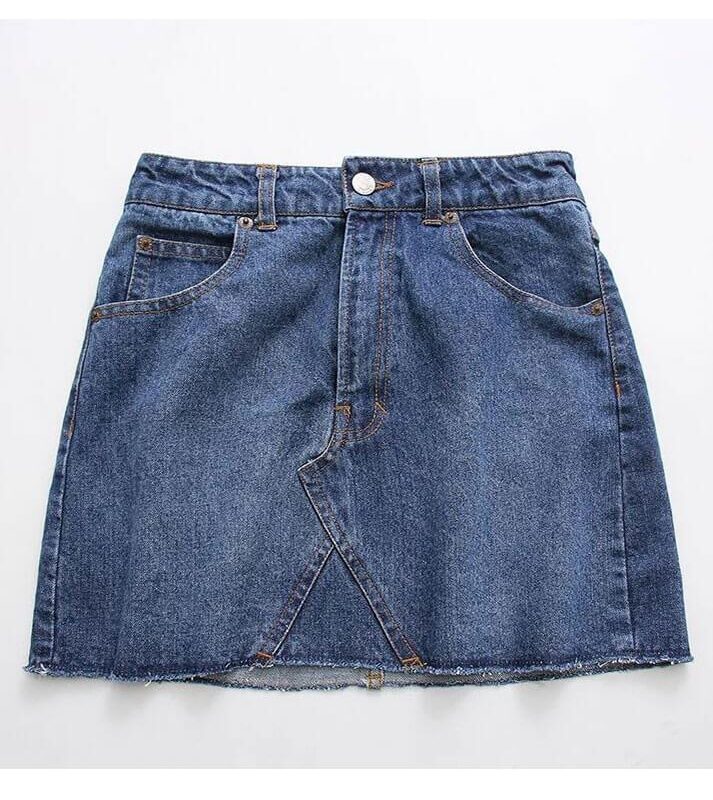 High Waist Denim Casual Pencil New Mini Skirt