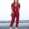 Short Sleeve Jumpsuit for Women