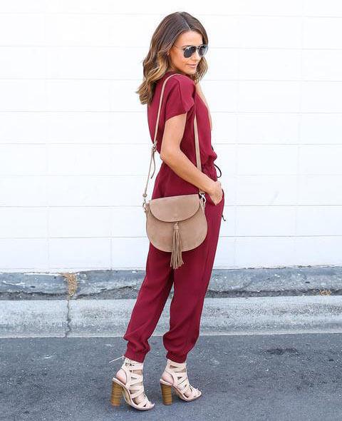 Short Sleeve Jumpsuit for Women