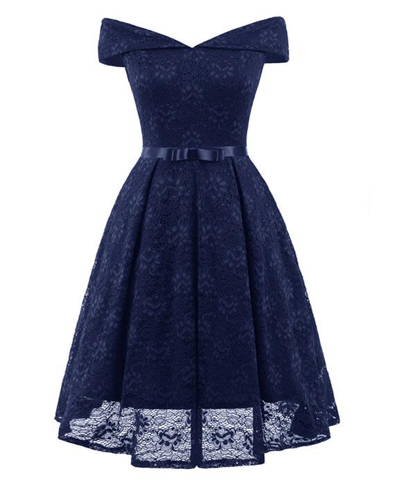 Off the Shoulder Cocktail Dress