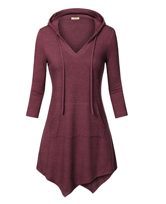 Long Hoodies Women Hooded Sweatshirts