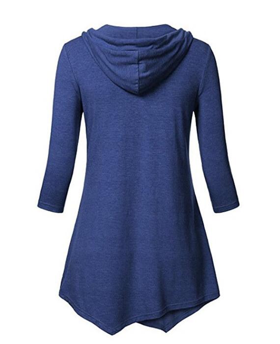 Long Hoodies Women Hooded Sweatshirts