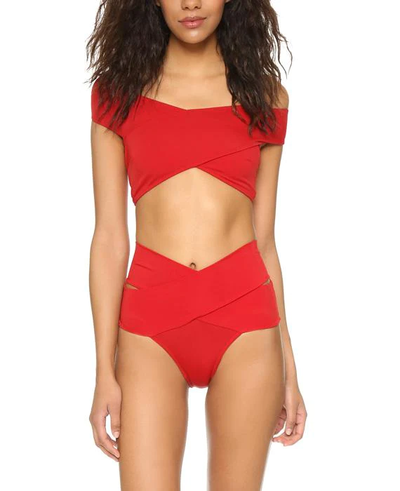 Sexy Brazilian Bandage Halter Swimsuit Biquini