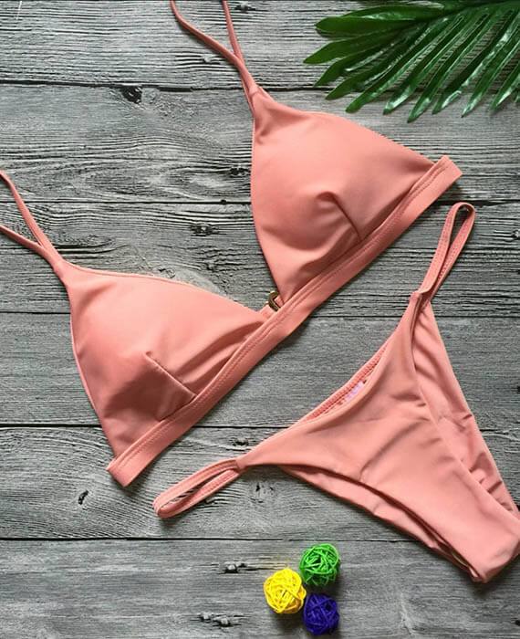 Push Up Strapless 2 Piece Bikini Sets