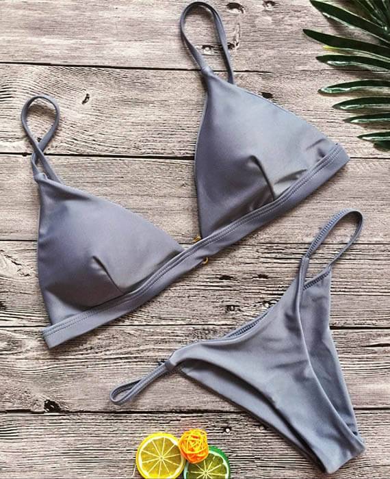 Push Up Strapless 2 Piece Bikini Sets