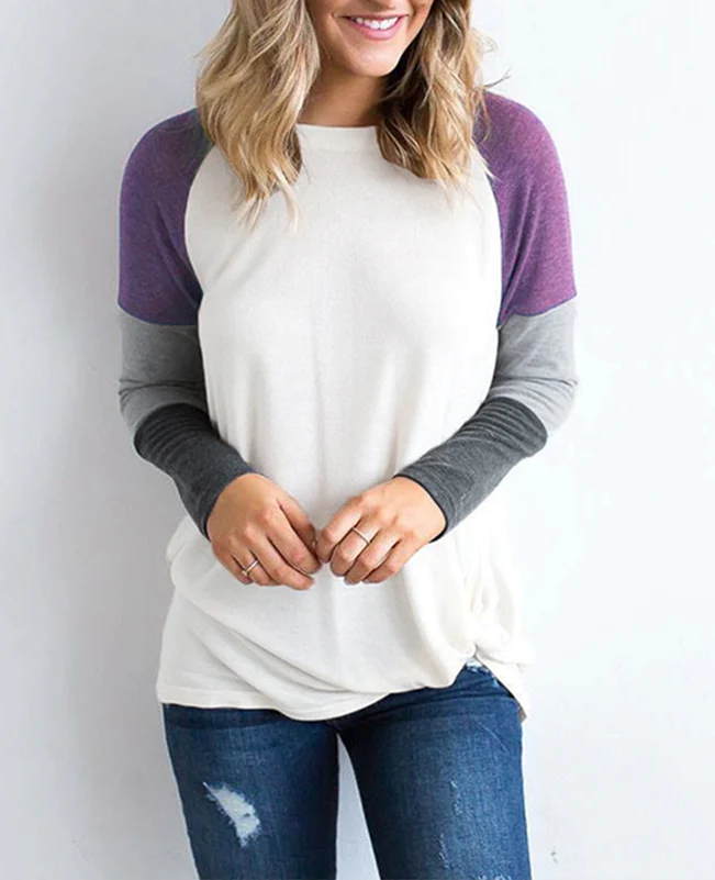 Color Block Hoodie on Sale