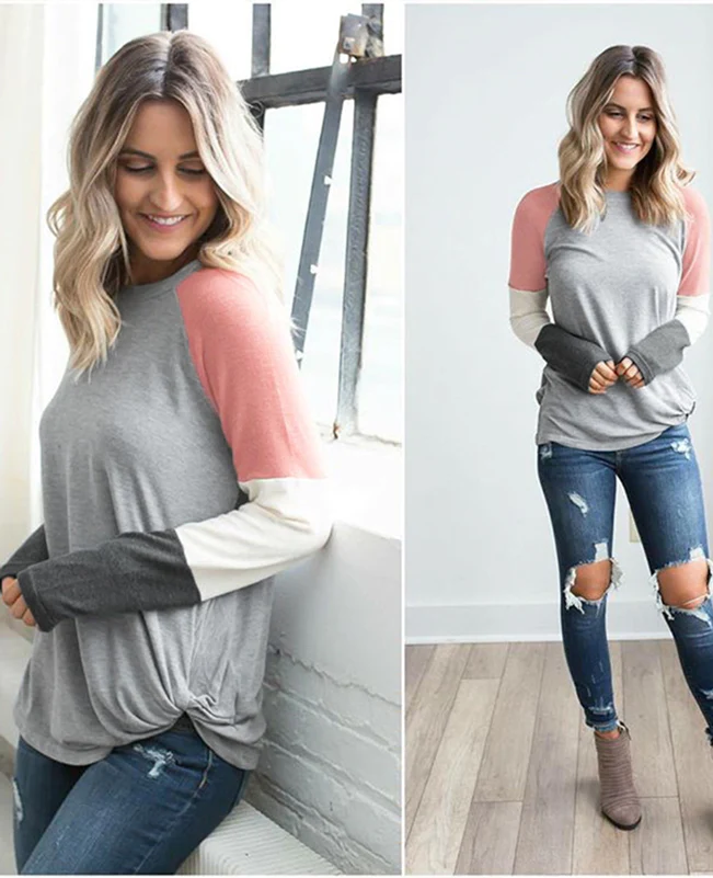 Color Block Hoodie on Sale-2