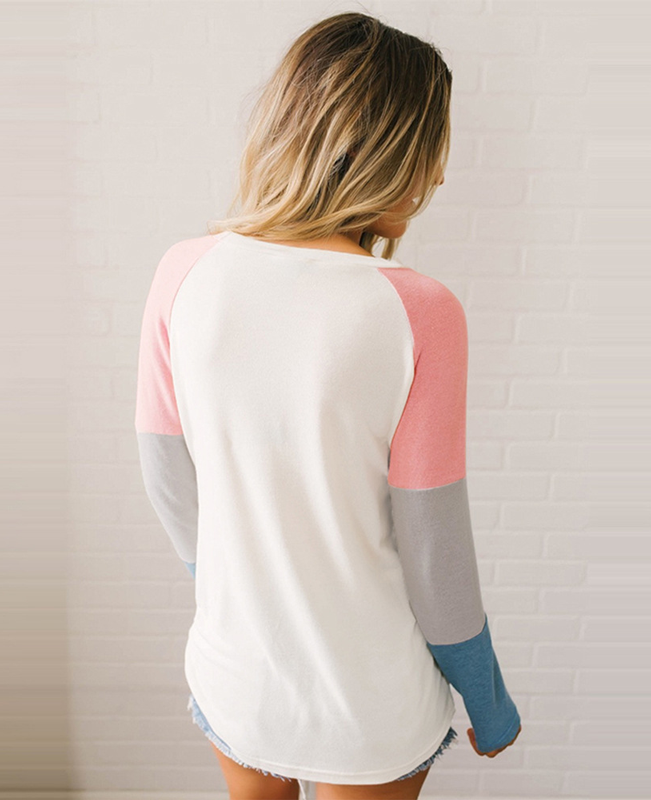 Color Block Hoodie on Sale-5