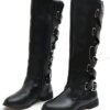 Knee High Lace Up Boots