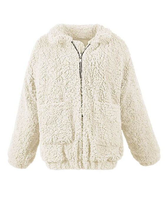 Furry Teddy Bear Coat| Teddy Bear Jacket Womens| Seamido