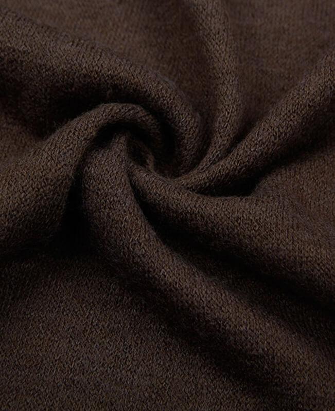 Solid Color Pocket Long Cardigan Sweater-4