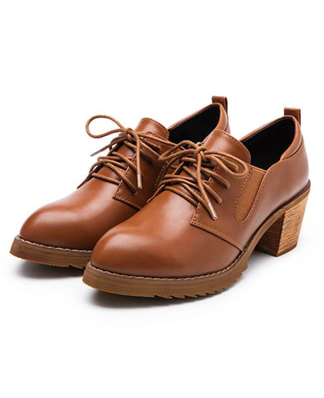 Thick Heel Vintage Martin Boots
