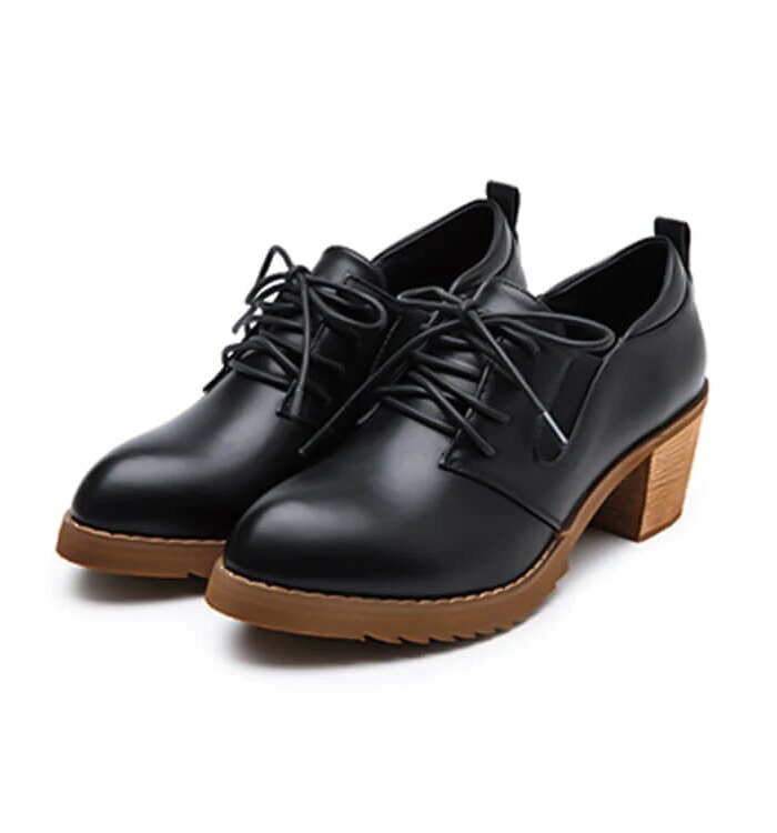Thick Heel Vintage Martin Boots