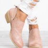Square Heel Pointed Toe Chunky Boots
