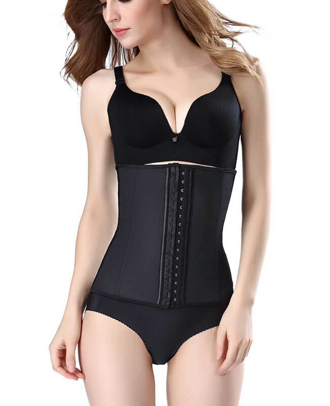 Waist Training Steel Boned Corset-1