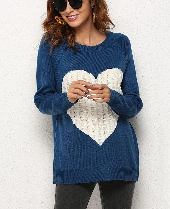 Casual Knit Sweaters Womens