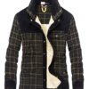 Plaid Thick Wool Flannel Shirts