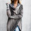 Tassel Turtleneck Sweater Women's