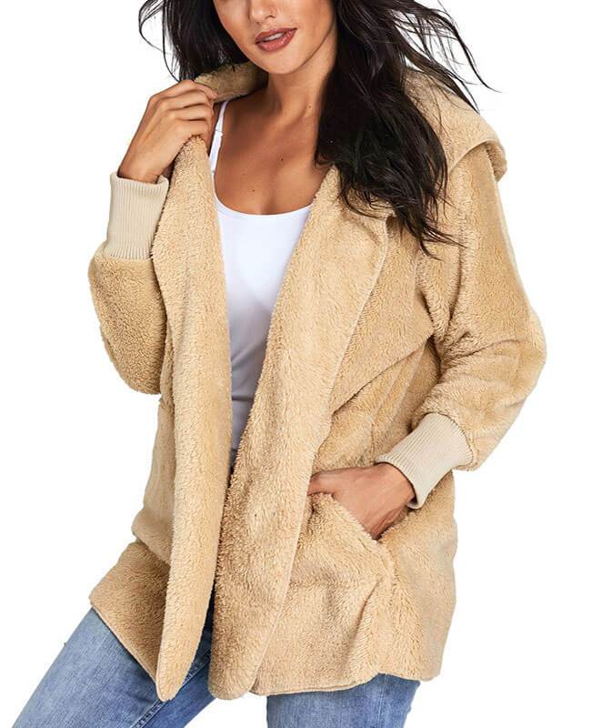 Faux Fur Open Cardigan Mink Coat