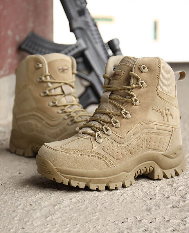 Men Military Lace Up Combat Boots