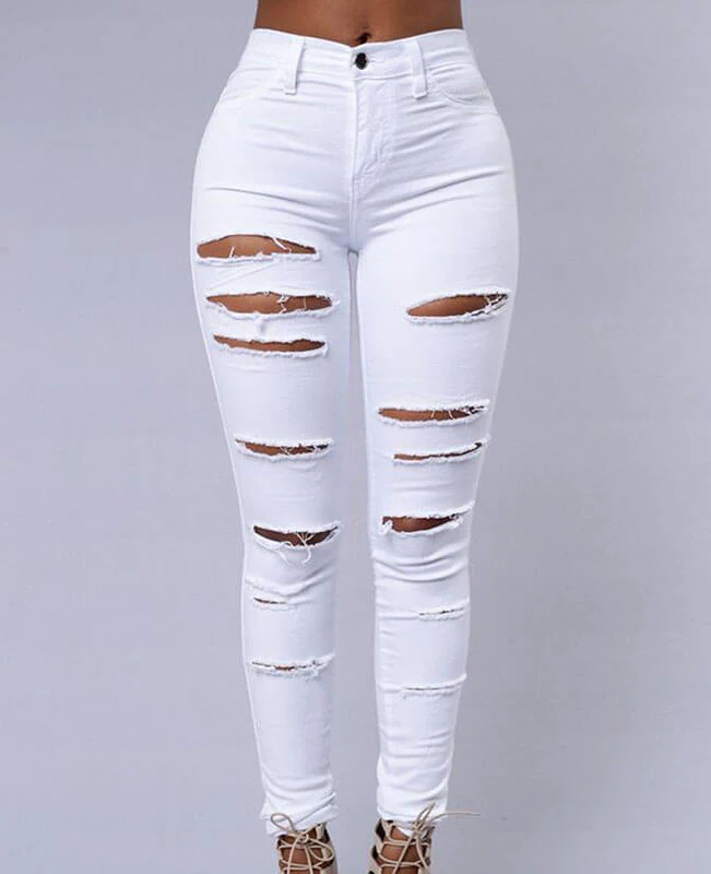 Skinny pencil jeans discount