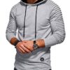 Pleat Hem Curved Cool Hoodies