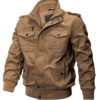 Washed Cotton Military Tactical Jacket