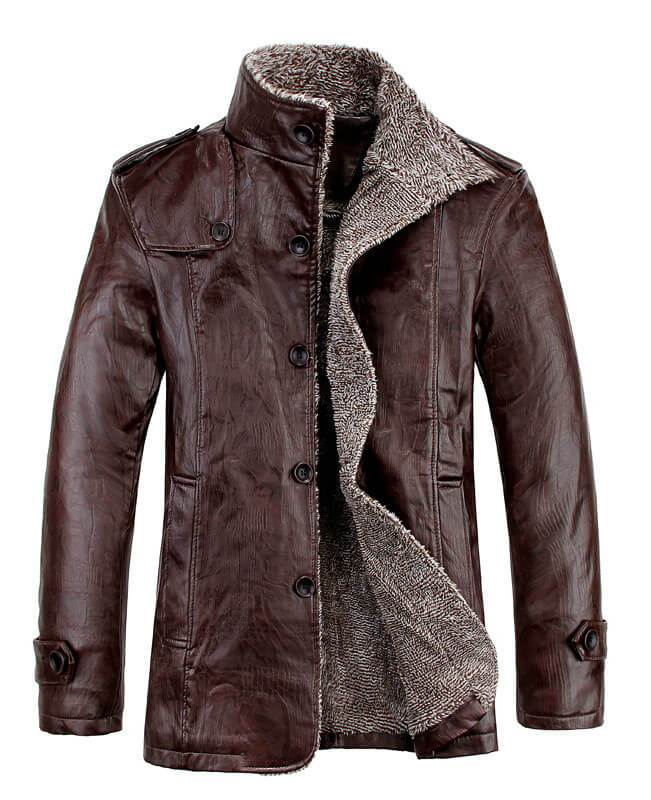Faux Leather Jackets for Men