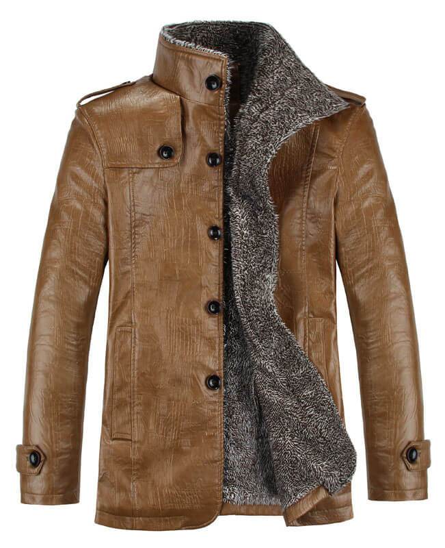 Faux Leather Jackets for Men