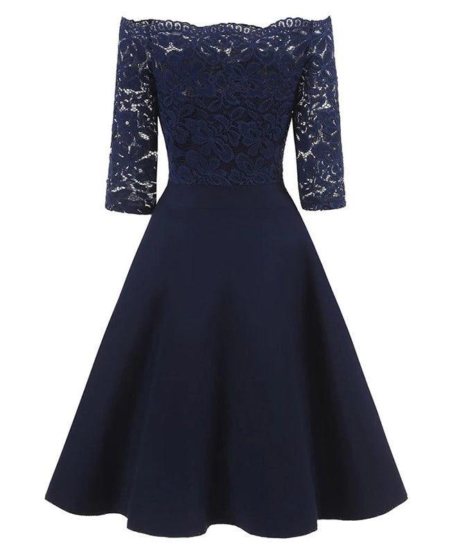 Off the Shoulder Lace Dress