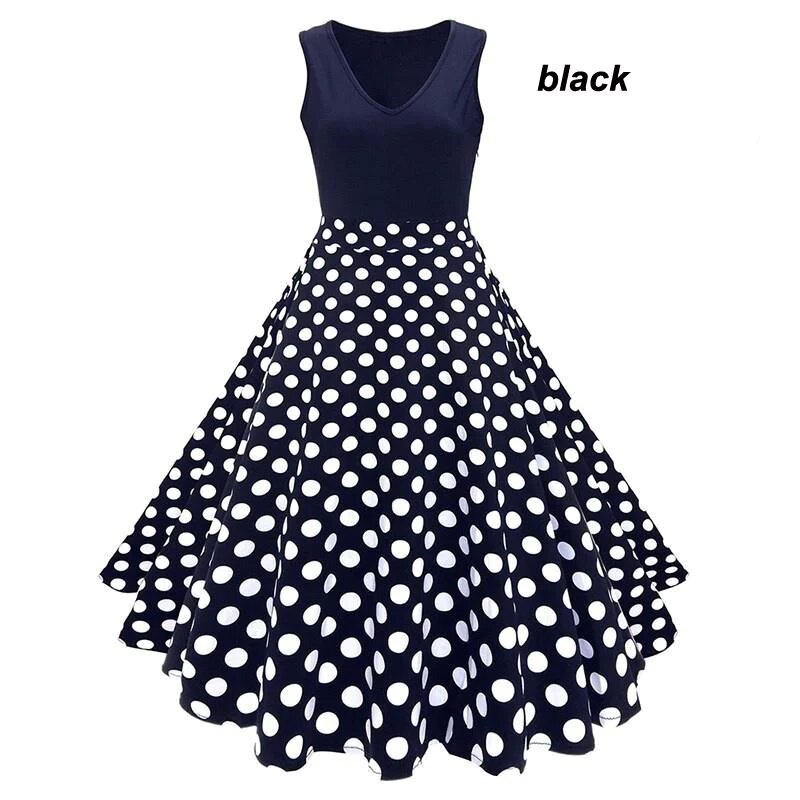 Sleeveless A-Line Swing Dress