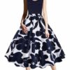Sleeveless A-Line Swing Dress