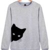 Cat Print Cute Hoodies