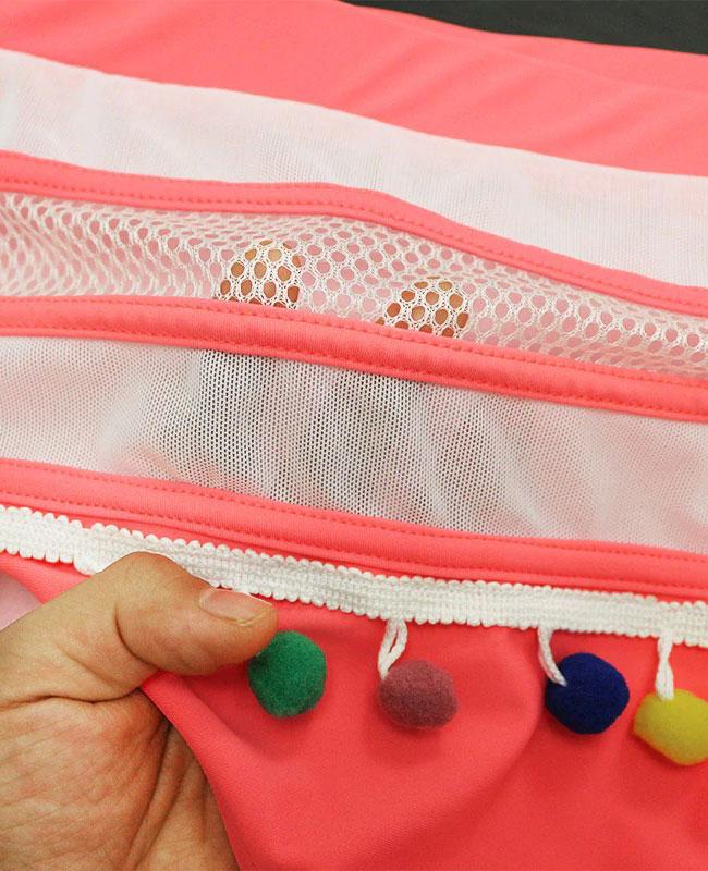 Hollow Out String High Waisted Bikini