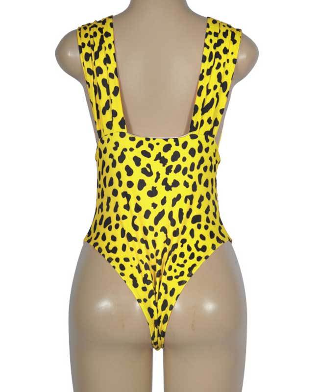 Leopard Sexy One Piece Swimsuits-10