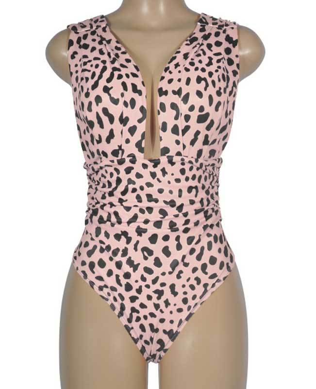 Leopard Sexy One Piece Swimsuits-9