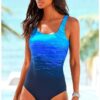 One Piece Bandage Cross Cute Bikinis