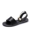 Rome Slip-On Pearl Flat Sandals
