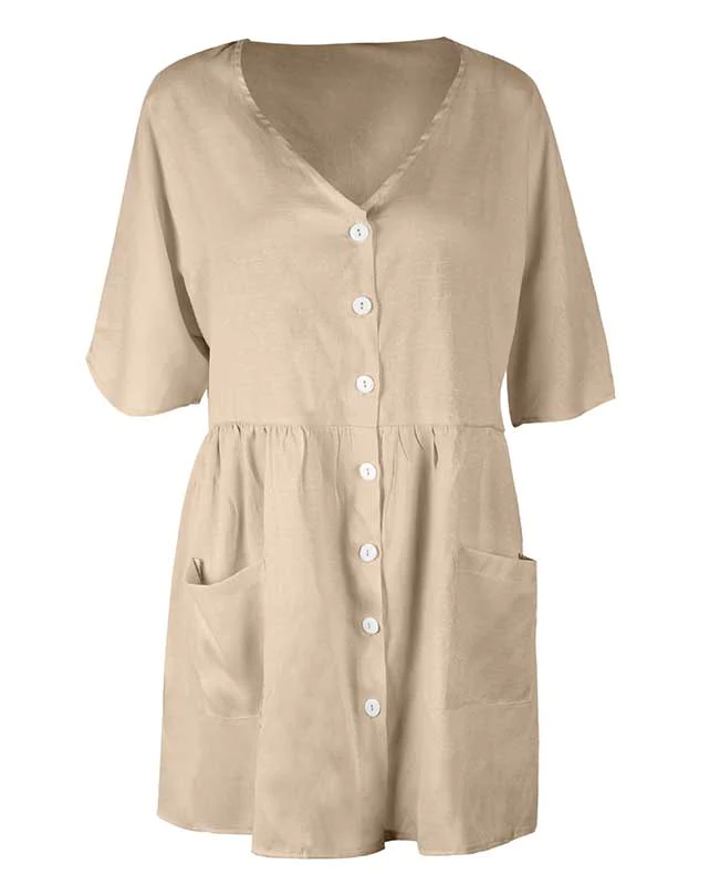 Short Sleeve Casual Summer Dresses