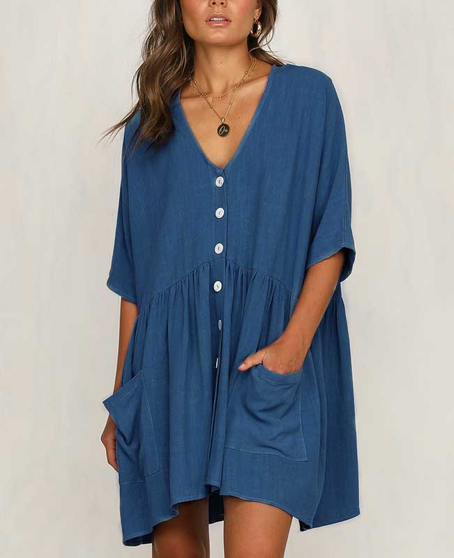 Short Sleeve Casual Summer Dresses