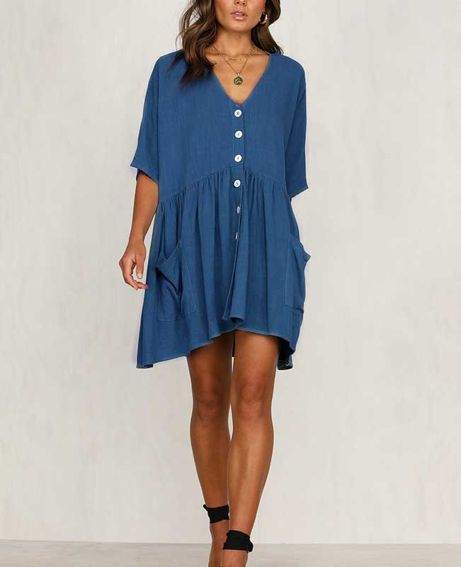 Short Sleeve Casual Summer Dresses