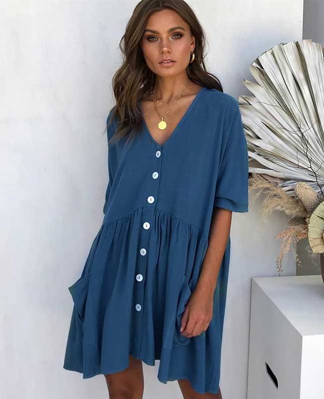 Short Sleeve Casual Summer Dresses