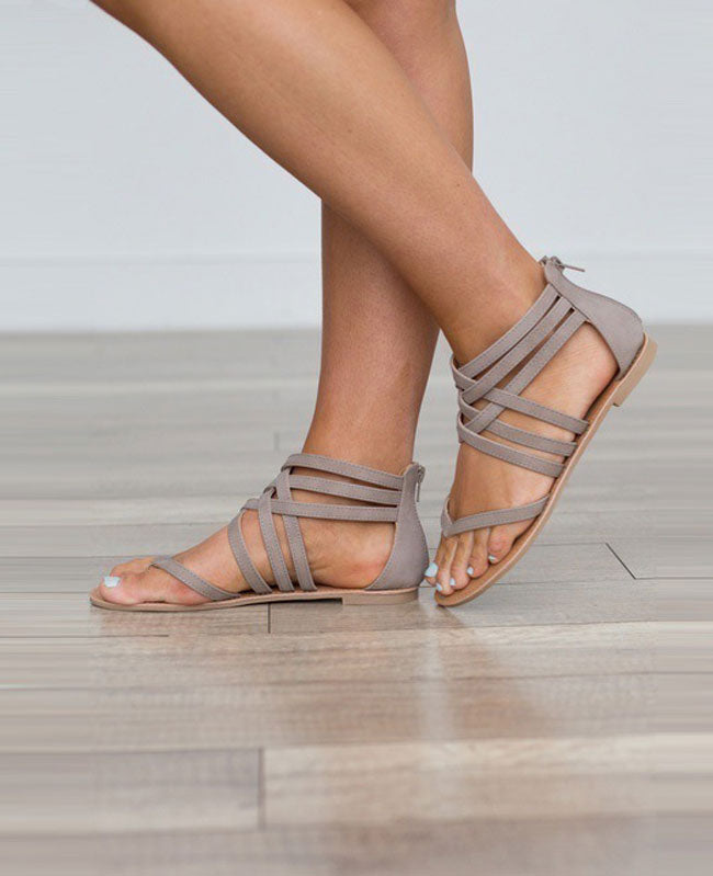 Summer Casual Rome Style Sandals Flats