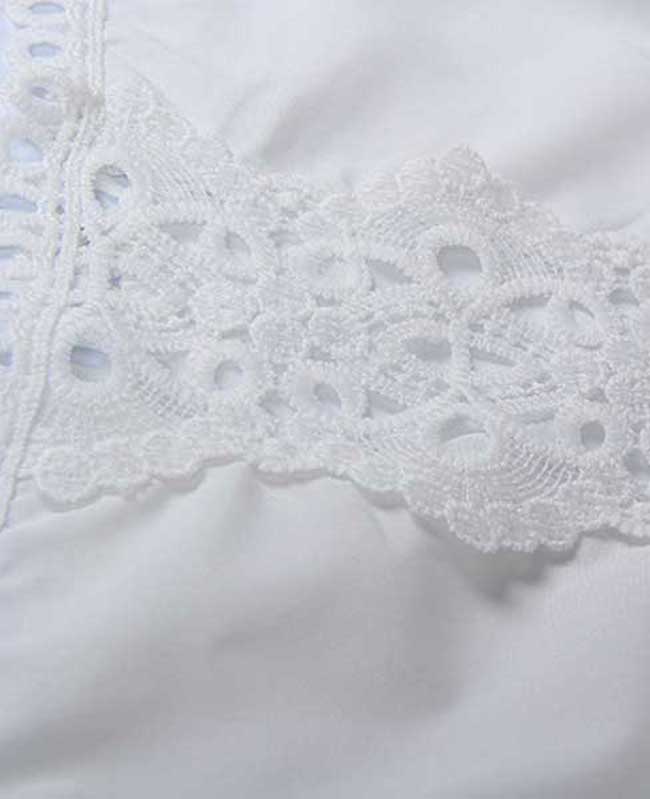 Halter Off Shoulder Lace Blouse Shirt
