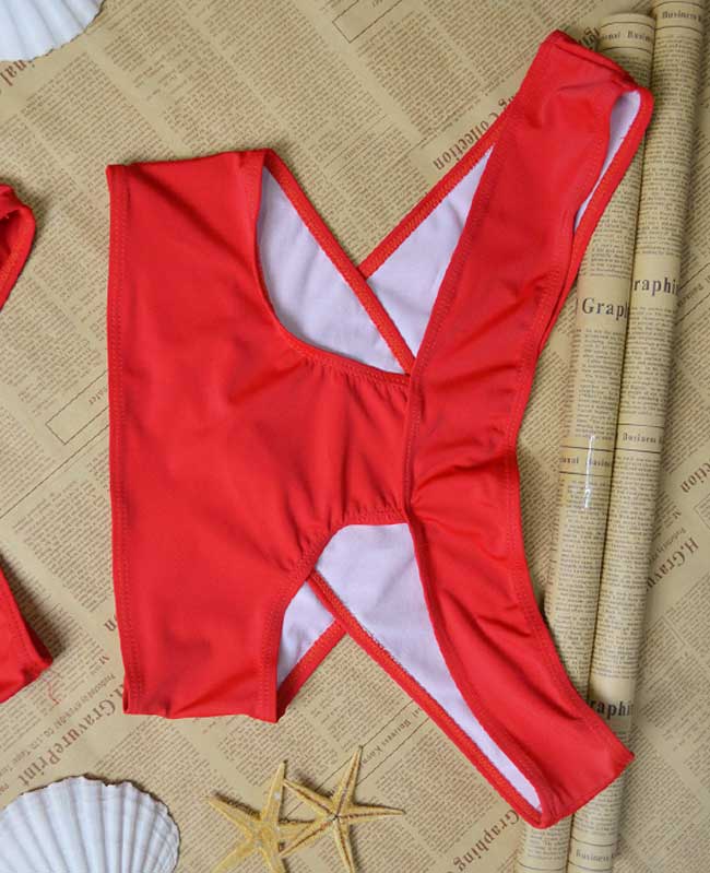 Sexy Brazilian Bandage Halter Swimsuit Biquini