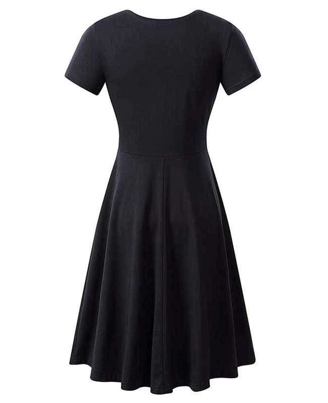 Solid Color Casual Summer Dress