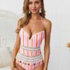 Cute Push Up One Piece Swimsuit