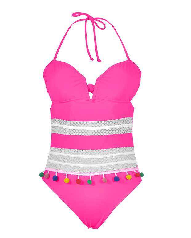 Cute Push Up One Piece Swimsuit-15